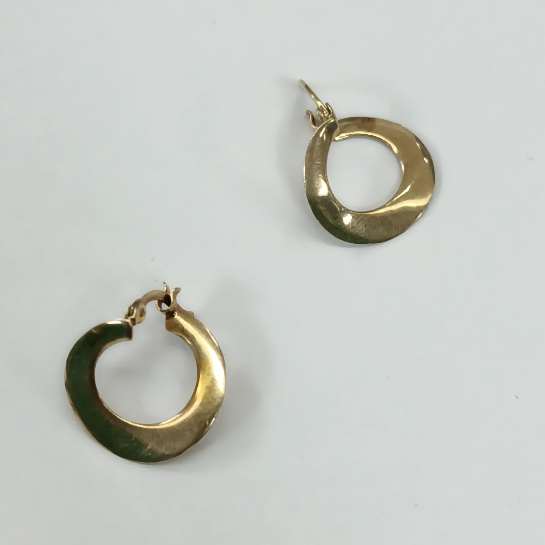 ARRACADAS PAR ORO 14 K 1,50 GRMS (SEMINUEVO)