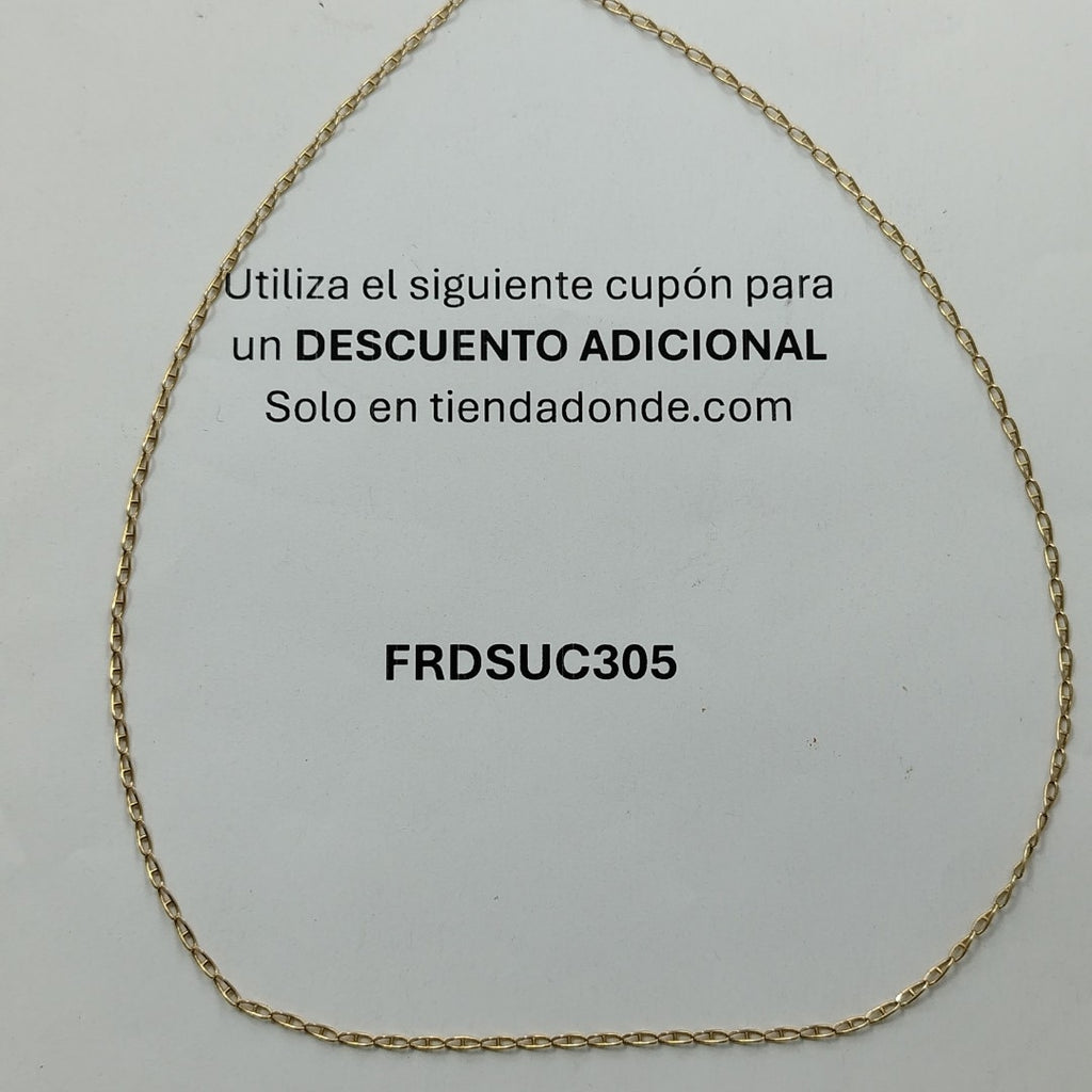 CADENA ORO 14 K 2.7 GRMS (SEMINUEVO)