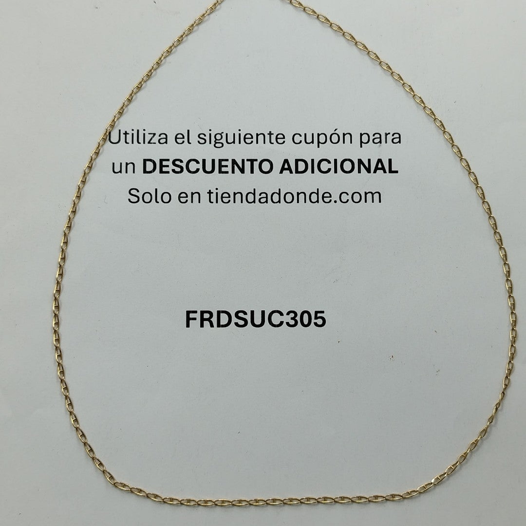CADENA ORO 14 K 2.7 GRMS (SEMINUEVO)