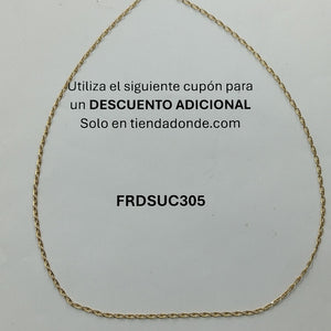 CADENA ORO 14 K 2.7 GRMS (SEMINUEVO)