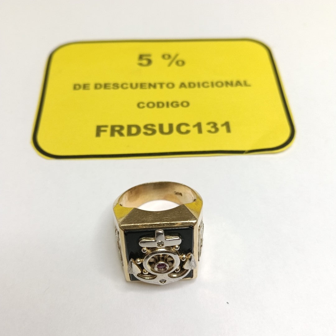 ANILLO ORO 14 K 15.1 GRMS (SEMINUEVO)