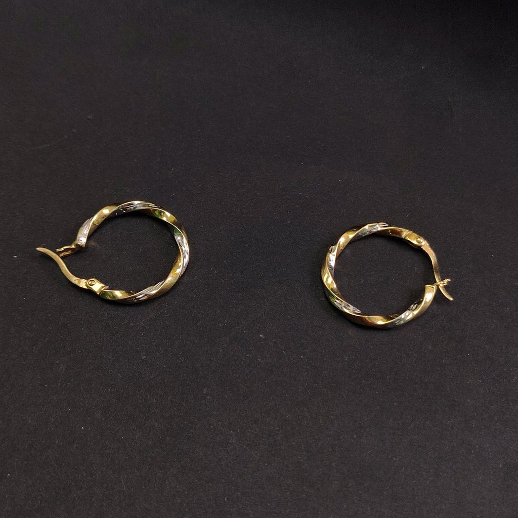 ARRACADAS PAR ORO 14 K 1.2 GRMS (SEMINUEVO)