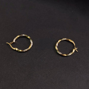 ARRACADAS PAR ORO 14 K 1.2 GRMS (SEMINUEVO)