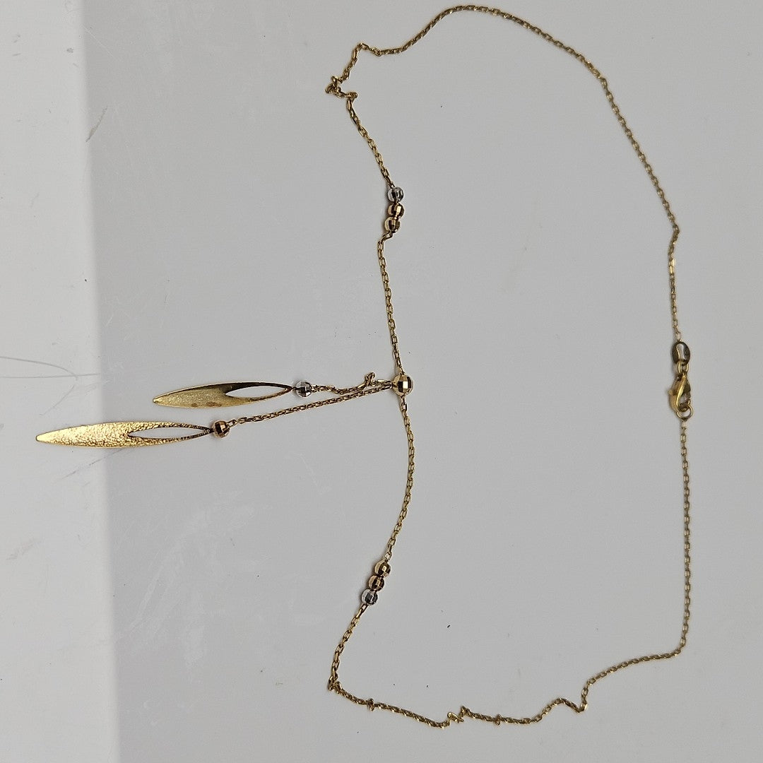 GARGANTILLA ORO COMBINADO 14 K 3,70 GRMS (SEMINUEVO)
