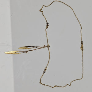 GARGANTILLA ORO COMBINADO 14 K 3,70 GRMS (SEMINUEVO)