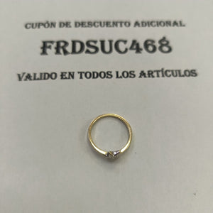 ANILLITO ORO COMBINADO 10 K 1.5 GRMS (SEMINUEVO)