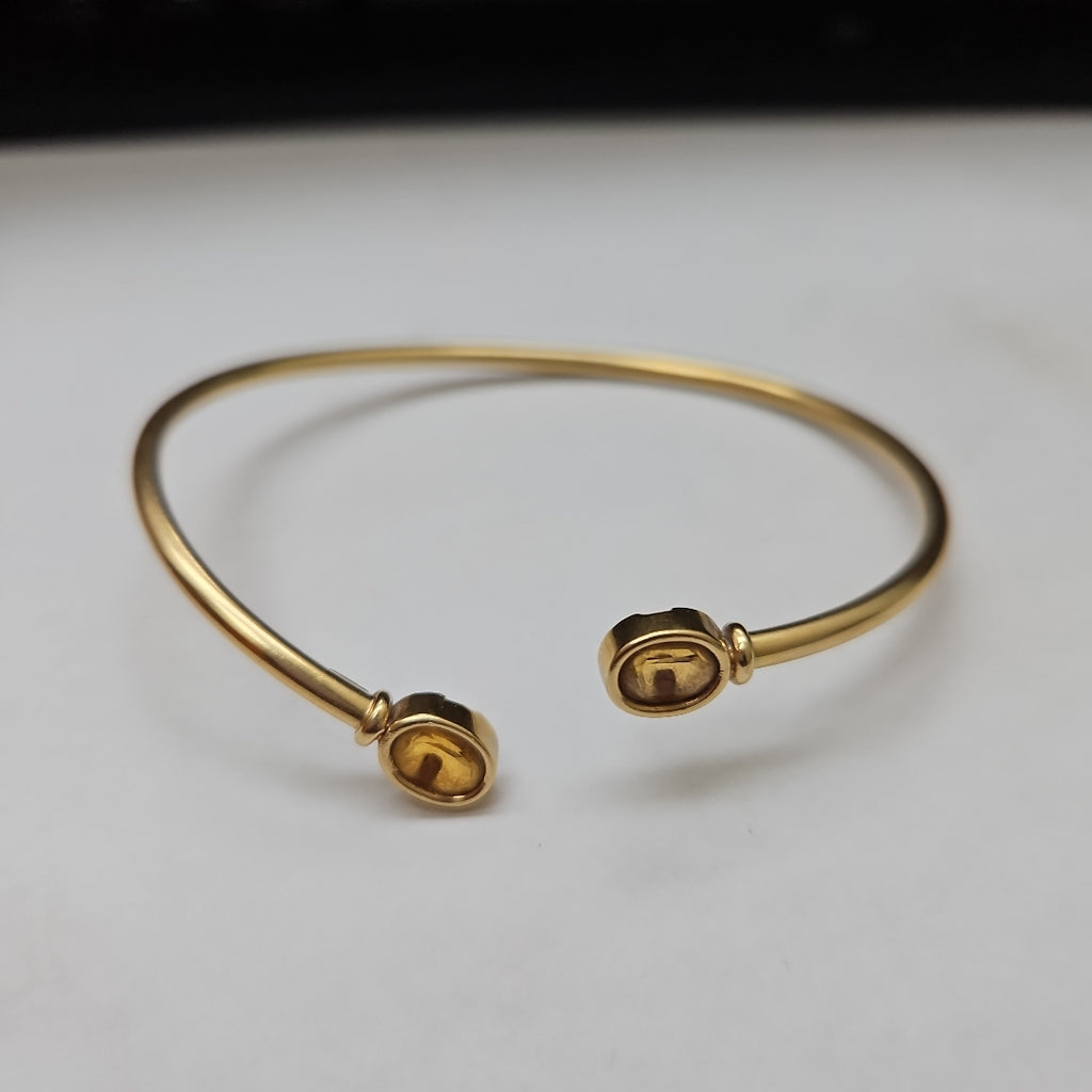 PULSERA RIGIDA ORO 14 K 4.9 GRMS (SEMINUEVO)