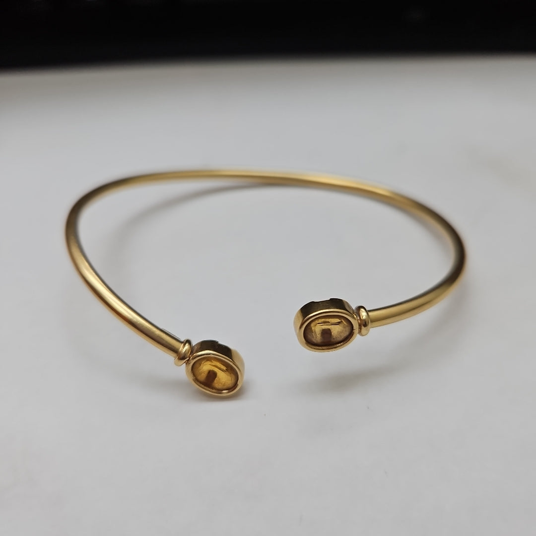 PULSERA RIGIDA ORO 14 K 4.9 GRMS (SEMINUEVO)