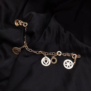 DIJE, PULSERA ORO 14 K 24.5 GRMS (SEMINUEVO)