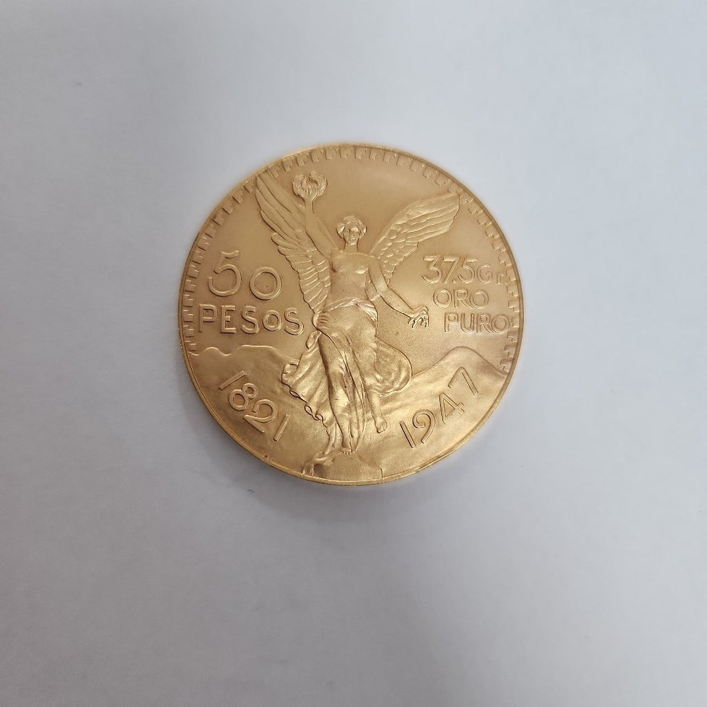K1 41,60 GRMS 21 K IDENTIFICACIÓN MONEDA NOMINATIVA MONEDAS PESOS 50 PESOS (SEMINUEVO)