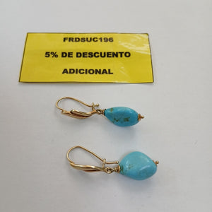 ARETES PAR ORO 14 K 3.8 GRMS (SEMINUEVO)