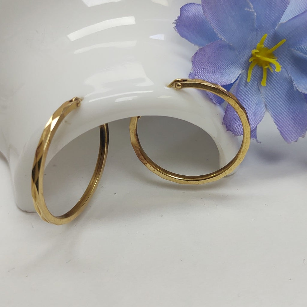 ARRACADAS PAR ORO 14 K 3,60 GRMS (SEMINUEVO)