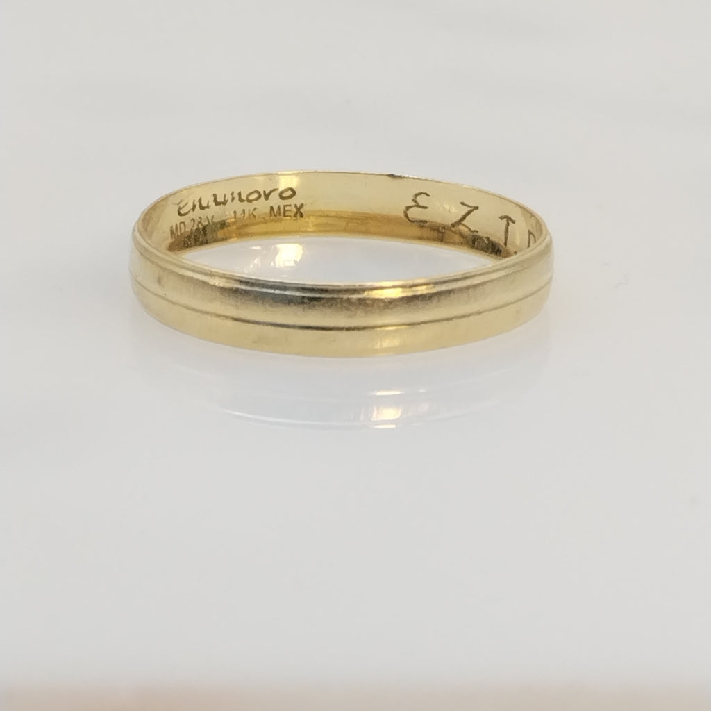 ARGOLLA ORO 14 K 1.9 GRMS (SEMINUEVO)