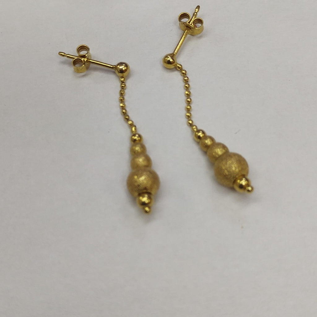 BROQUELES PAR ORO 14 K 2,40 GRMS (SEMINUEVO)