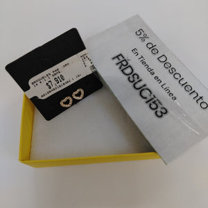 BROQUELES PAR ORO 14 K 1.1 GRMS (SEMINUEVO)