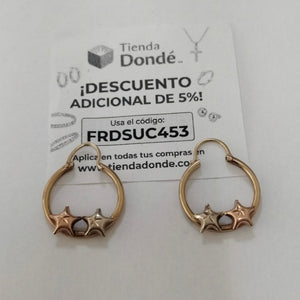 ARRACADAS PAR ORO 10 K 2,10 GRMS (SEMINUEVO)