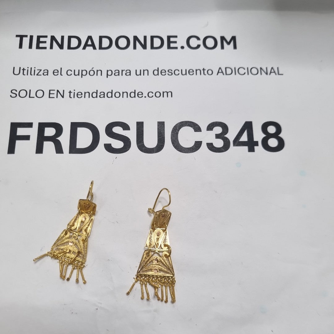 ARETES PAR ORO 10 K 6.3 GRMS (SEMINUEVO)