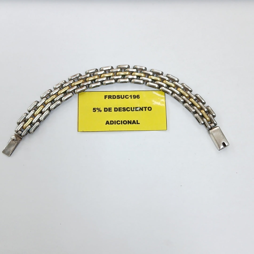 PULSERA PLATA, CHAPA 43 GRMS (SEMINUEVO)