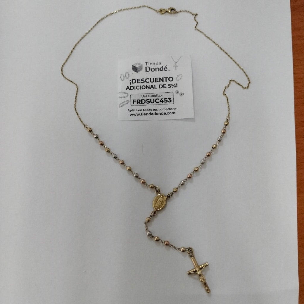 ROSARIO ORO COMBINADO 10 K 5.7 GRMS (SEMINUEVO)