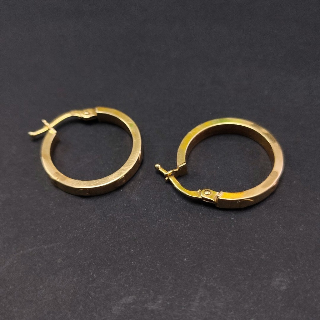 ARRACADAS PAR ORO 14 K 1.6 GRMS (SEMINUEVO)