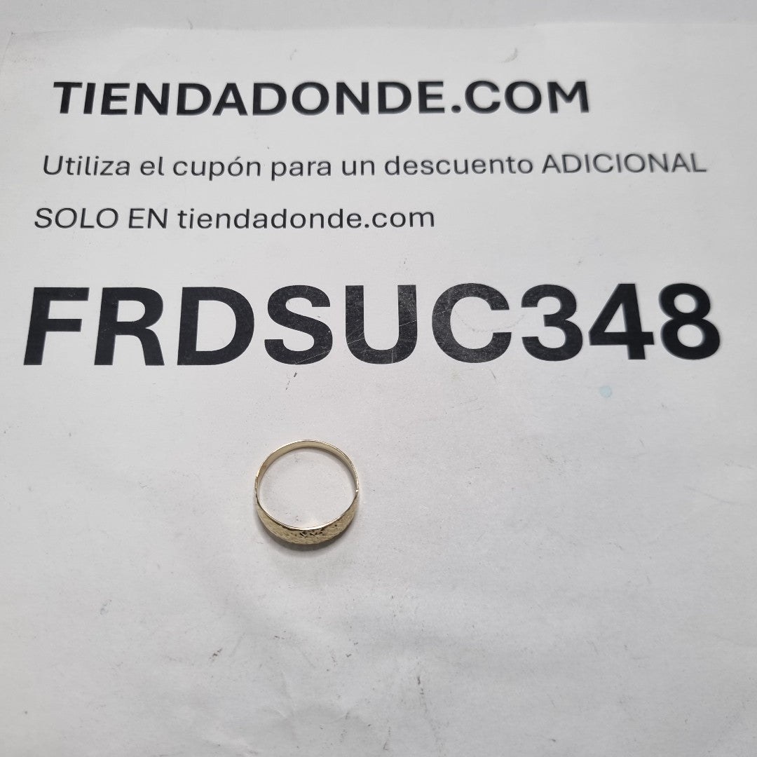 ANILLO ORO 14 K 1.5 GRMS (SEMINUEVO)