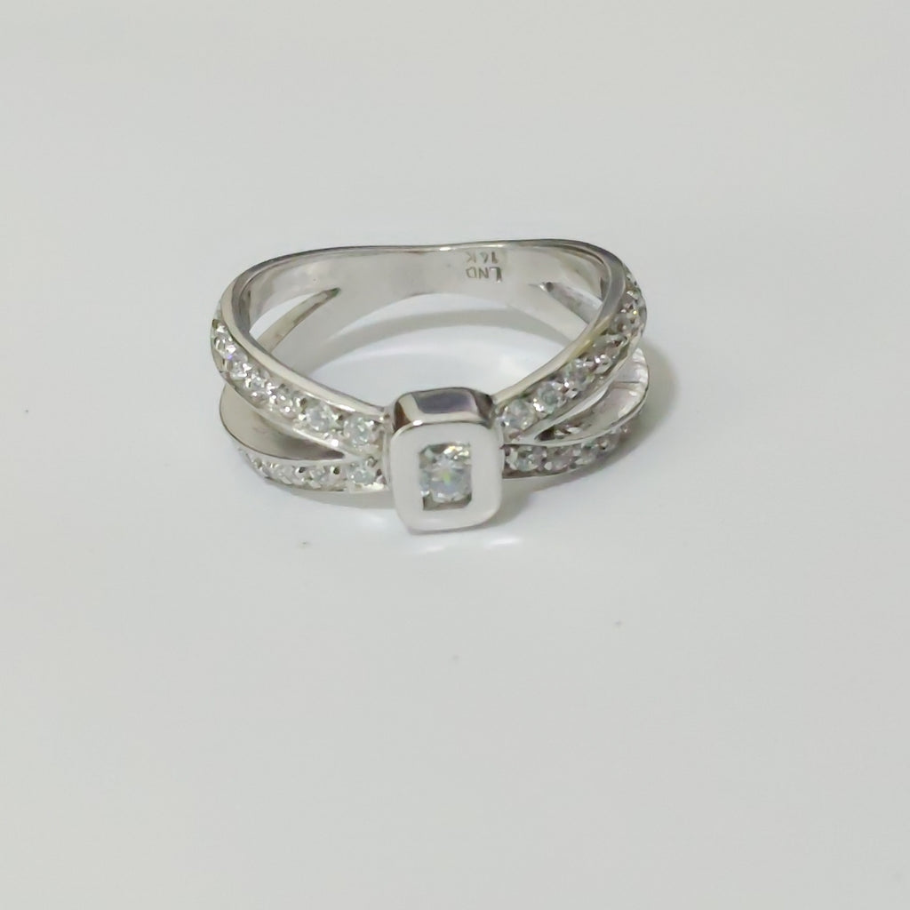 ANILLITO ORO BLANCO 14 K 4,40 GRMS (SEMINUEVO)