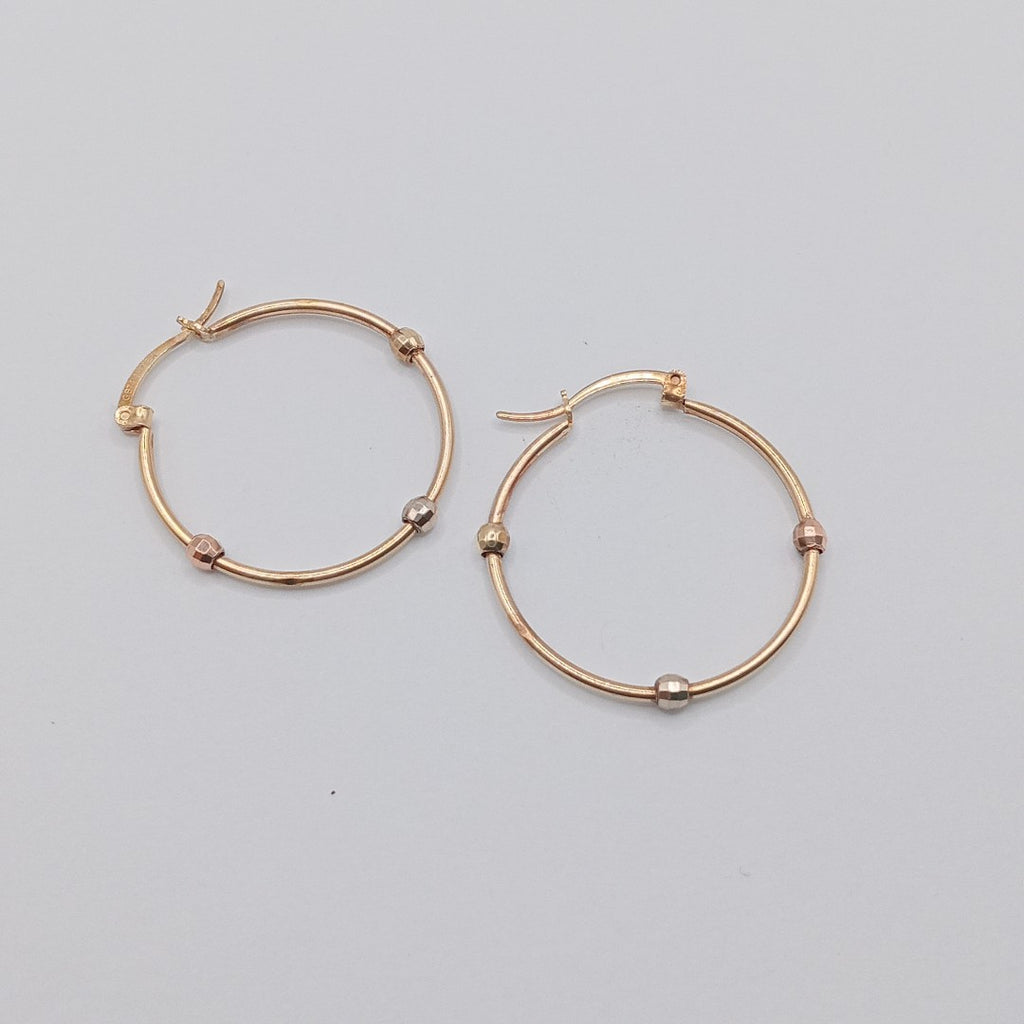 ARRACADAS PAR ORO COMBINADO 10 K 2 GRMS (SEMINUEVO)