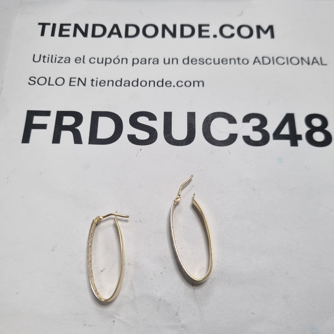 ARRACADAS PAR ORO 14 K 3.2 GRMS (SEMINUEVO)