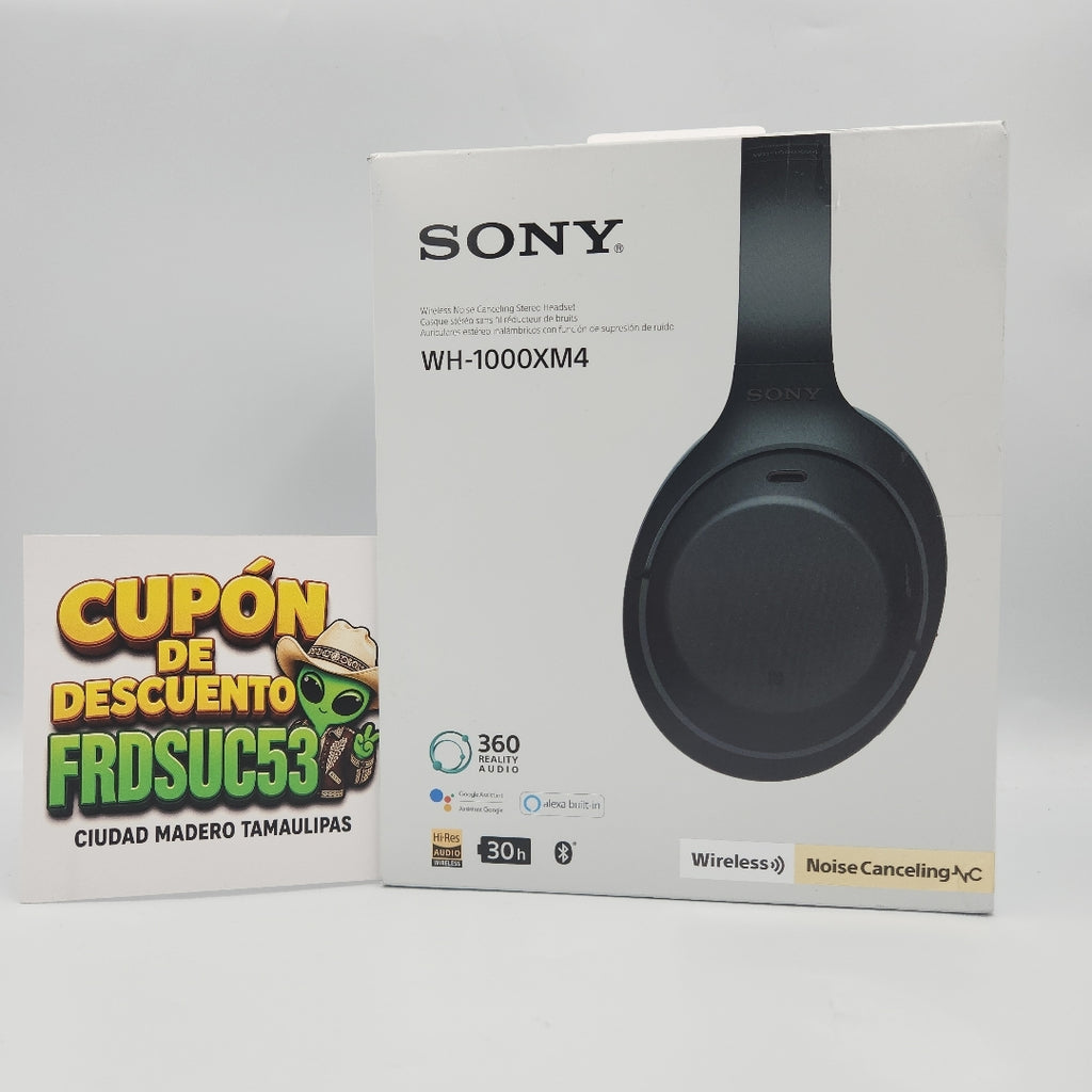 AUDIFONOS SONY WH-1000XM4 INALAMBRICO OVER EAR (SEMINUEVO)