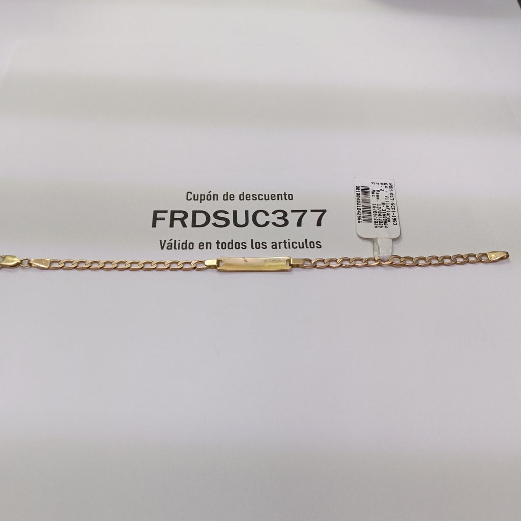ESCLAVA ORO 14 K 4.5 GRMS (SEMINUEVO)