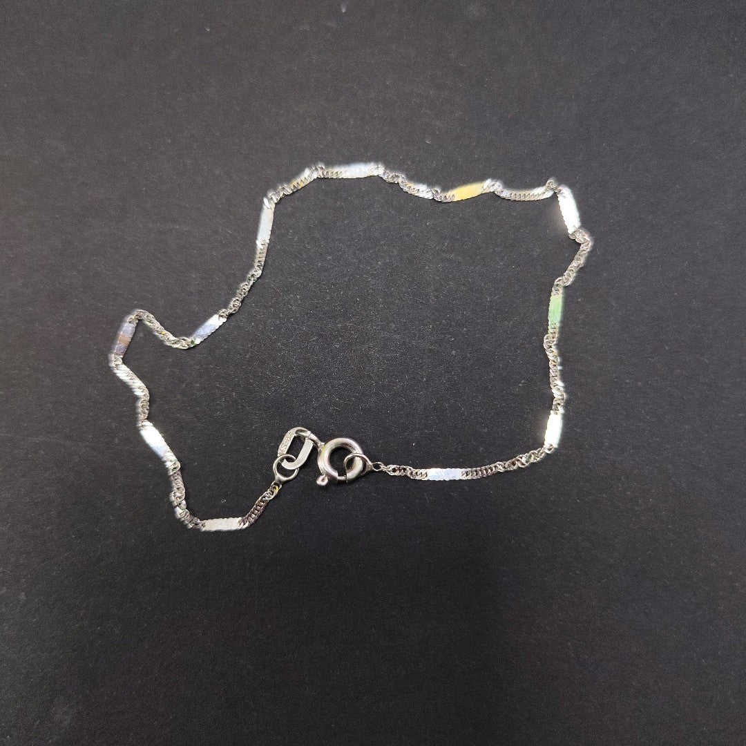 PULSERA ORO BLANCO 14 K 0.6 GRMS (SEMINUEVO)