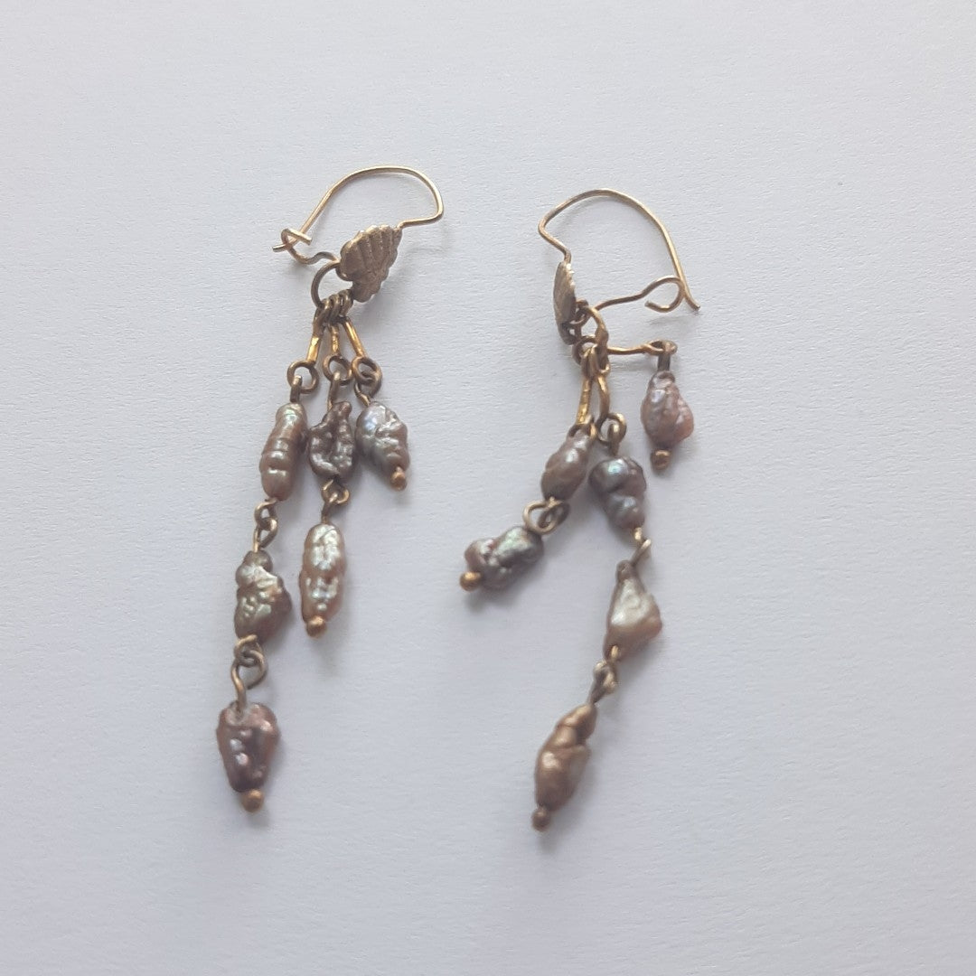 ARETES PAR, BROQUELES PAR ORO 10 K 2.3 GRMS (SEMINUEVO)