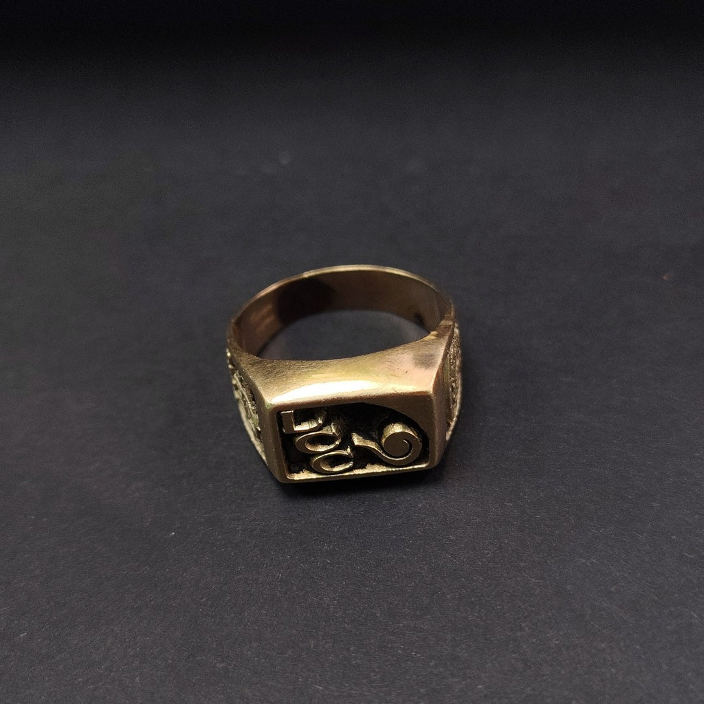 ANILLO DE GRADUACIÓN ORO 14 K 9,00 GRMS (SEMINUEVO)