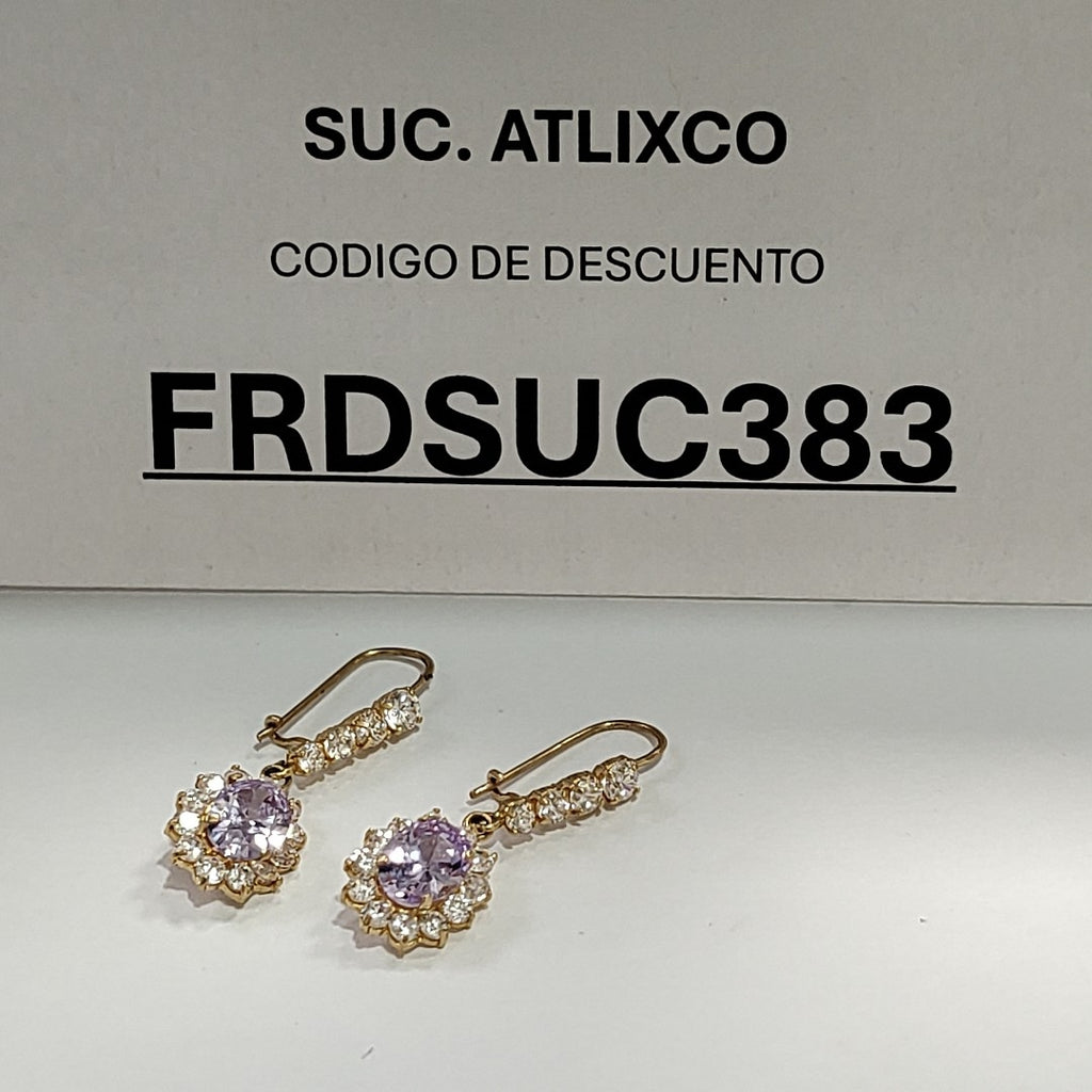 ARETES PAR ORO 10 K 3.2 GRMS (SEMINUEVO)