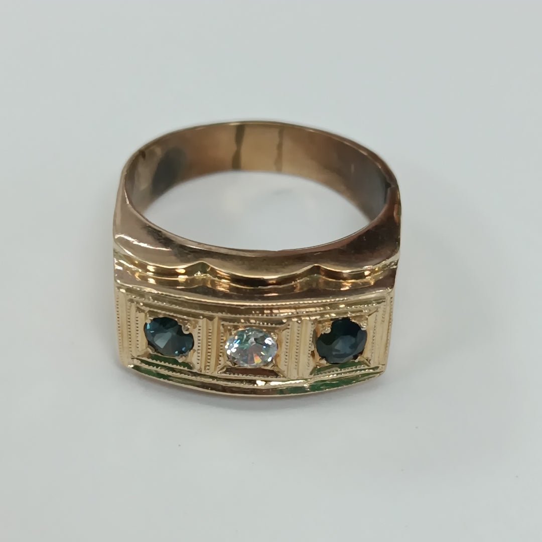 ANILLO ORO 10 K 12.3 GRMS (SEMINUEVO)