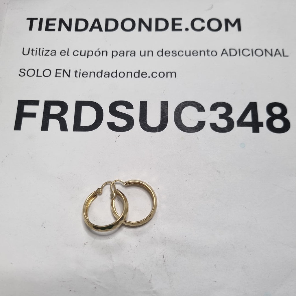 ARRACADAS PAR ORO 10 K 2.2 GRMS (SEMINUEVO)
