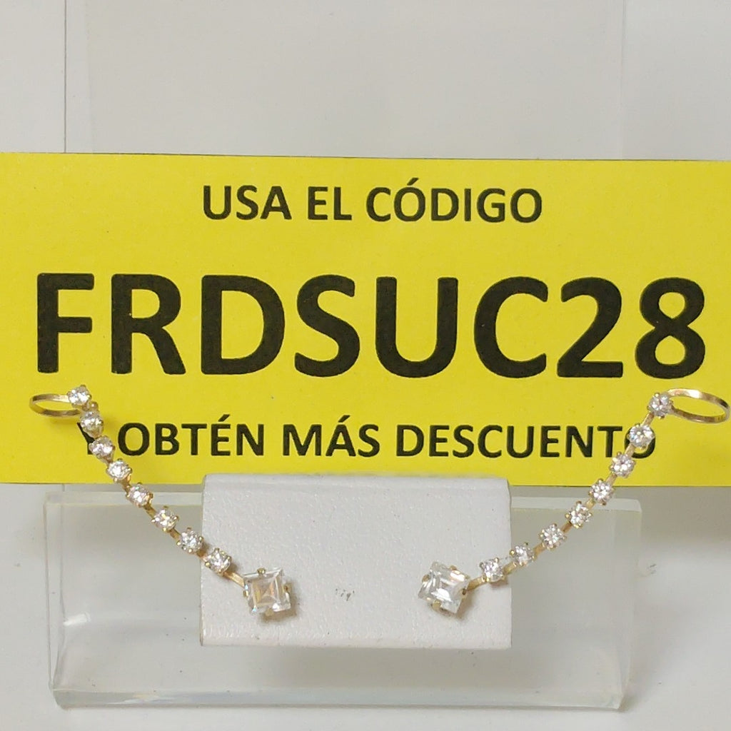 BROQUELES PAR ORO 10 K 1,60 GRMS (SEMINUEVO)