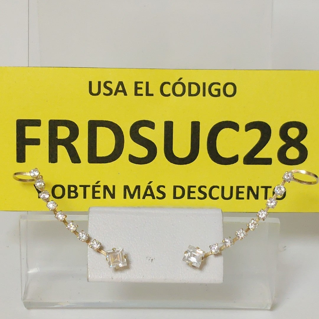 BROQUELES PAR ORO 10 K 1,60 GRMS (SEMINUEVO)