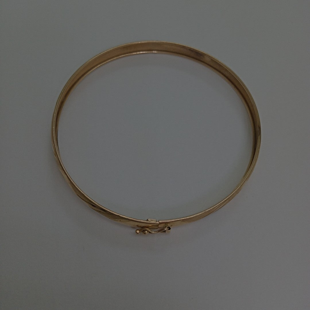 PULSERA RIGIDA ORO 10 K 5.5 GRMS (SEMINUEVO)