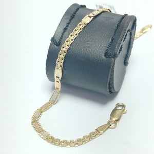PULSERA ORO, ORO COMBINADO 14 K 3.8 GRMS (SEMINUEVO)