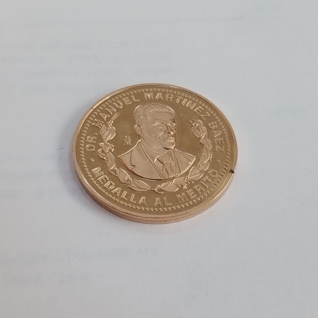 MEDALLA CONMEMORATIVA ORO 21 K 15,90 GRMS (SEMINUEVO)