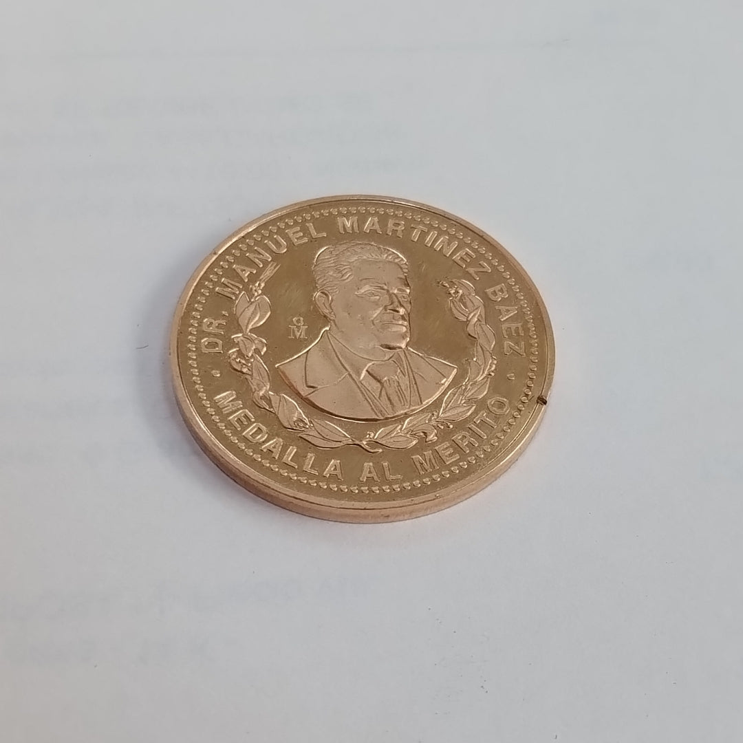 MEDALLA CONMEMORATIVA ORO 21 K 15,90 GRMS (SEMINUEVO)