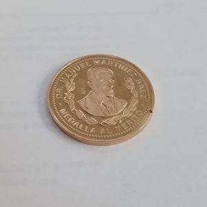 MEDALLA CONMEMORATIVA ORO 21 K 15,90 GRMS (SEMINUEVO)
