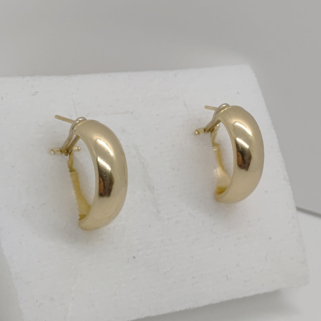 ARRACADAS PAR ORO 14 K 3.8 GRMS (SEMINUEVO)
