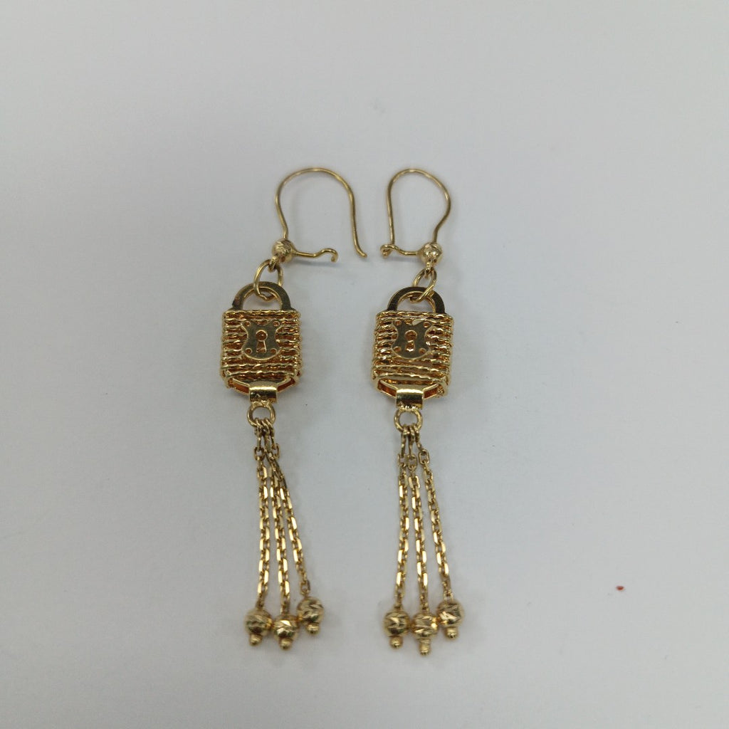 ARETES PAR ORO 14 K 5.2 GRMS (SEMINUEVO)