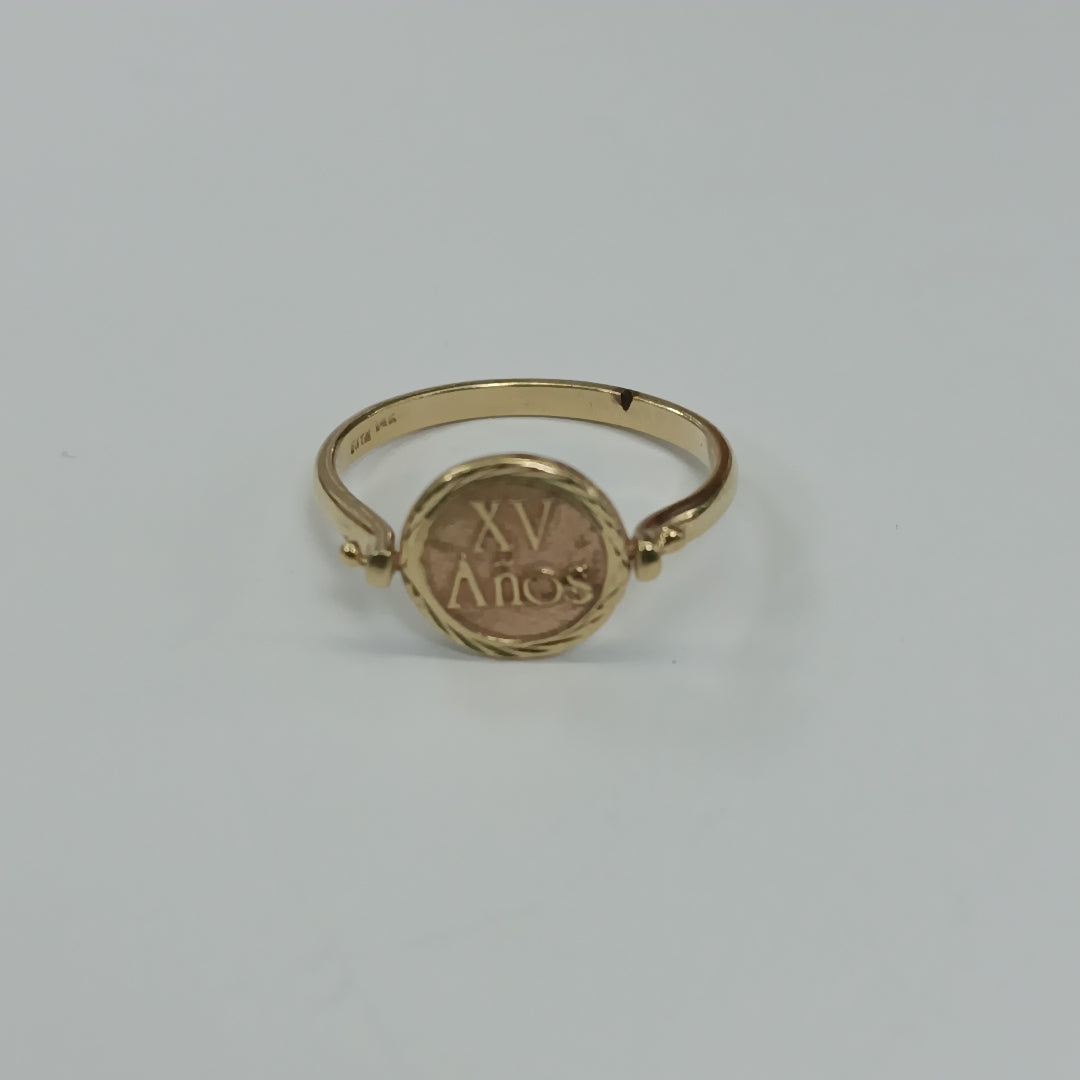 ANILLO ORO 14 K 2.8 GRMS (SEMINUEVO)