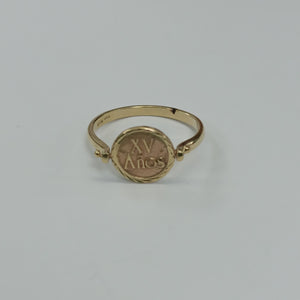 ANILLO ORO 14 K 2.8 GRMS (SEMINUEVO)