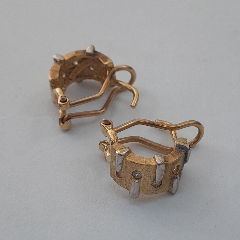 ARETES PAR ORO 14 K 4.8 GRMS (SEMINUEVO)