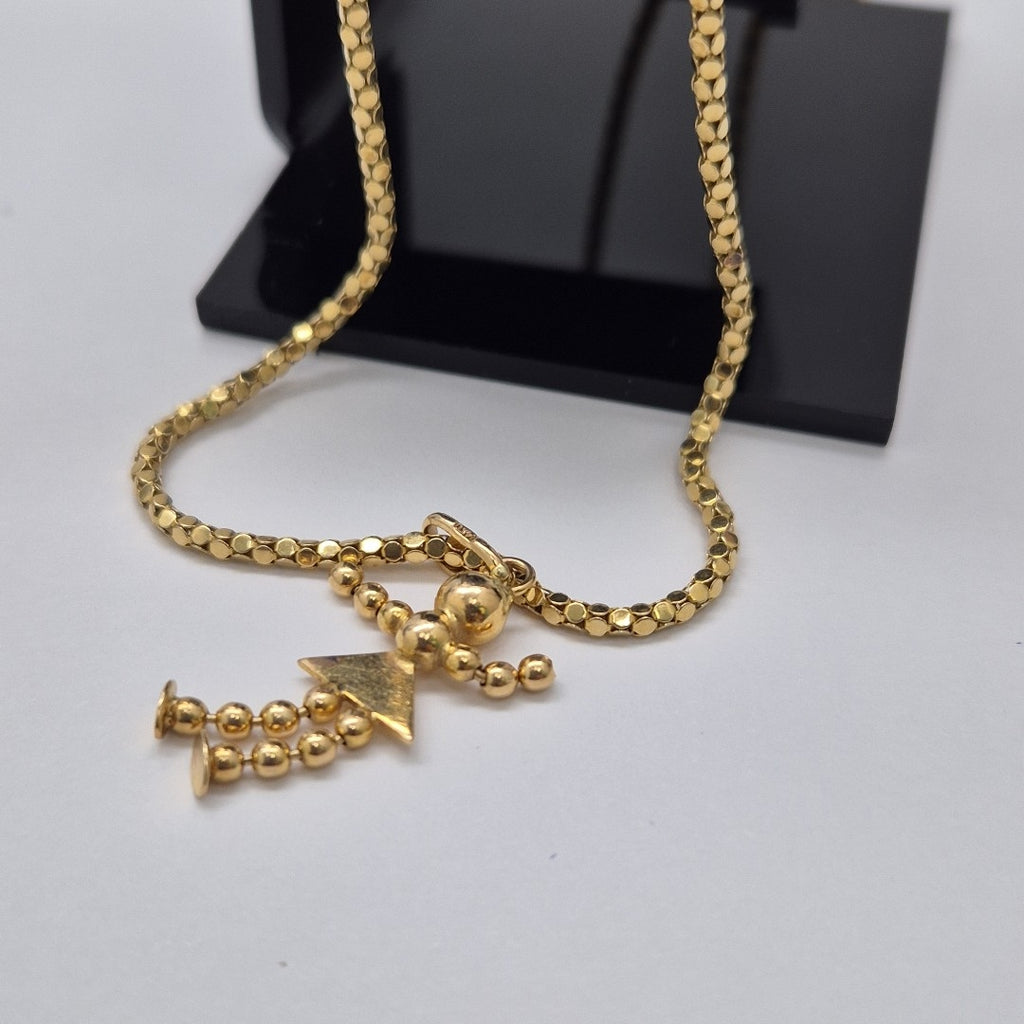 CADENA,DIJE ORO 14 K 6,90 GRMS (SEMINUEVO)