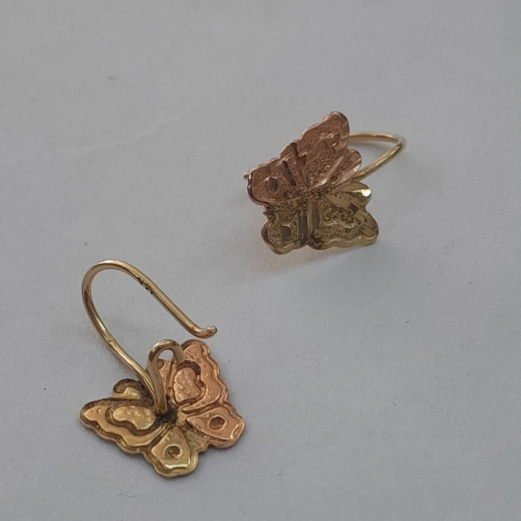 ARETES PAR ORO 10 K 1 GRMS (SEMINUEVO)